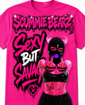 Scummie Bearz Sexy But Savage  Collection- "Pink  Edition" Unisex Men's T-Shirt