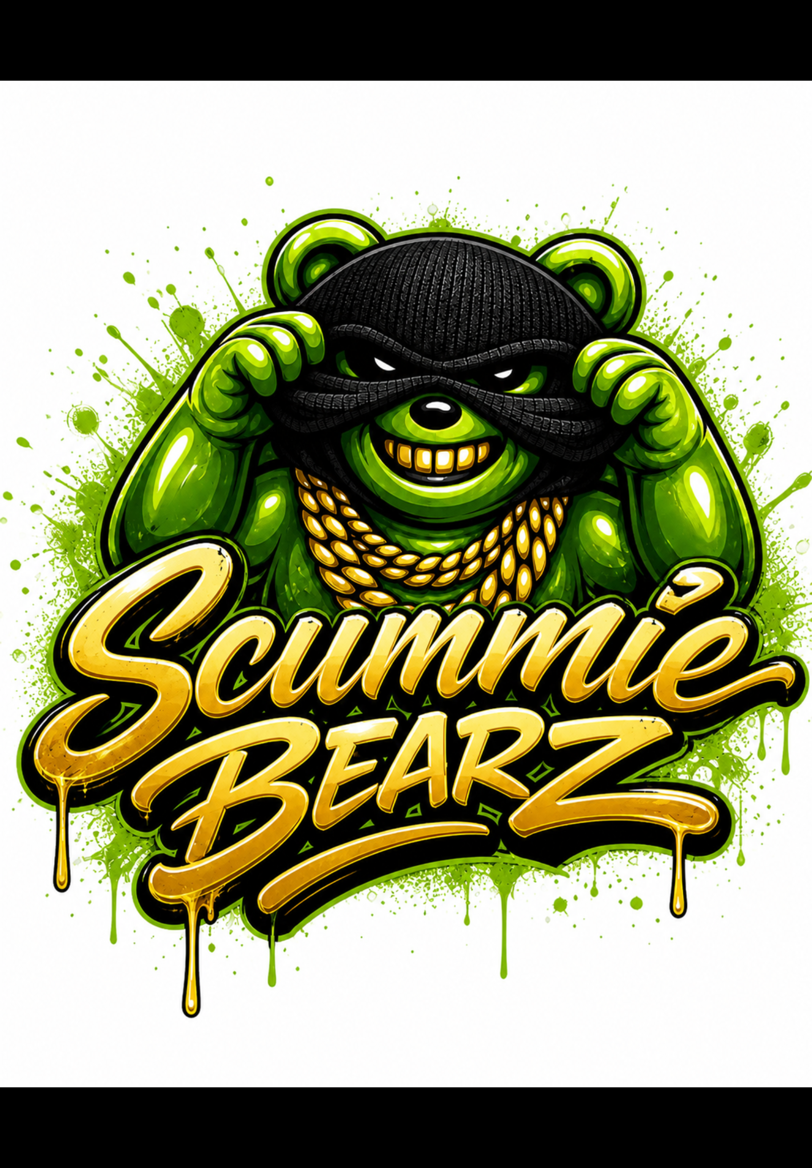Scummie Bearz Logo Snapback Hat
