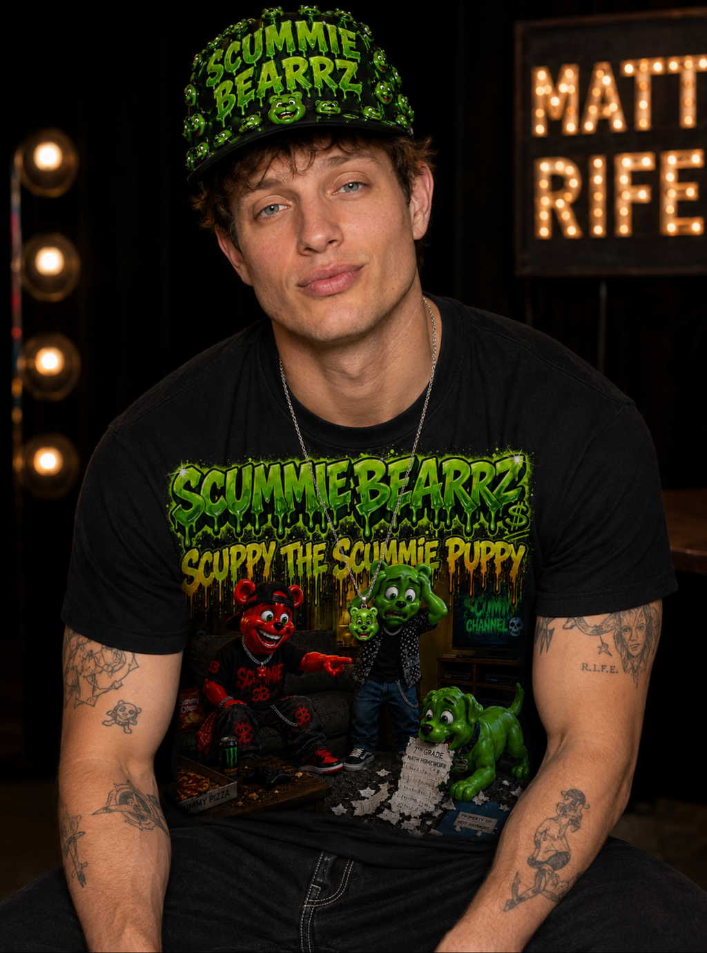 Scuppy The Scummie Puppy: The Dog Ate My Homework — Unisex Men's T-Shirt