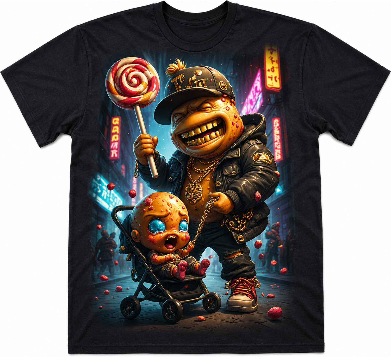 SCUMMIE BEARZ Original OG Collection  Scummie Monster Tee  Unisex Men's T-Shirt