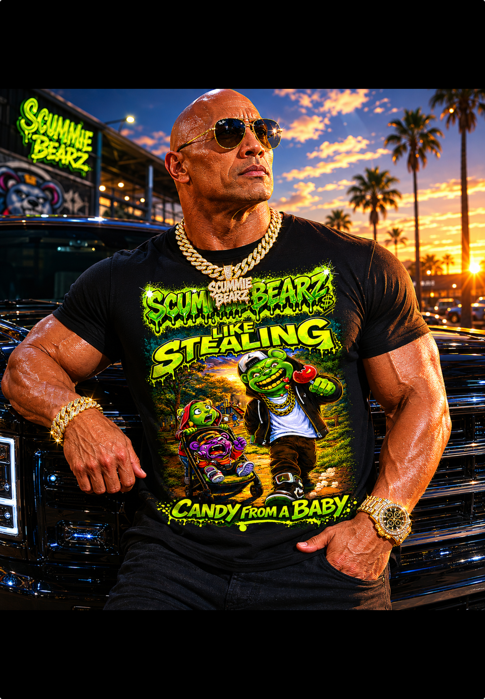 Scummie Bearz Like Stealing Candy  from a Baby Collection  "Original" Tee